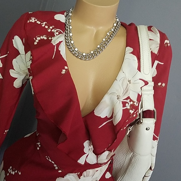 IMPORTED Figure Hugging V Neck Dress FINAL PRICE - Picture 2 of 8